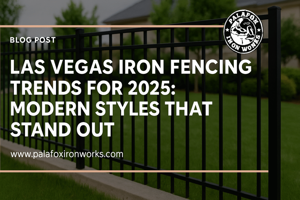 Las Vegas Iron Fencing Trends for 2025: Modern Styles That Stand Out